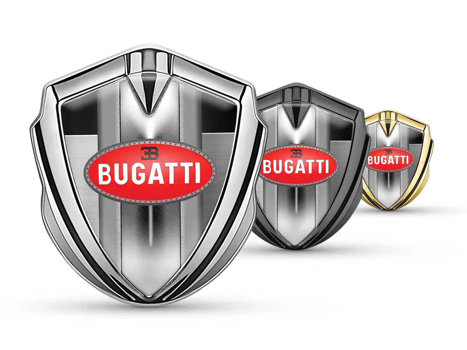 Bugatti Emblema Fender Badge Disegno Pro Robusto